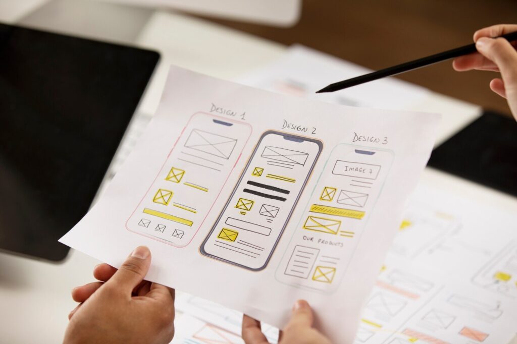 wireframing, UX design, low-fidelity wireframes, high-fidelity wireframes, design process